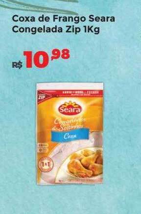 Villarreal Supermercados Coxa de frango seara congelada zip oferta
