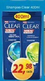 Supermercados Guanabara Shampoo Clear 400ml oferta