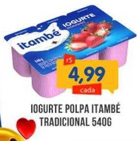 Brasil Supermercados Iogurte polpa itambé tradicional oferta