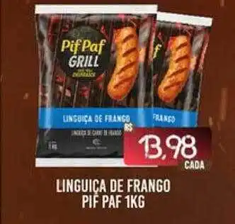 Linguiça de frango pif paf