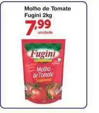 Roldão Molho De Tomate Fugini 2kg oferta
