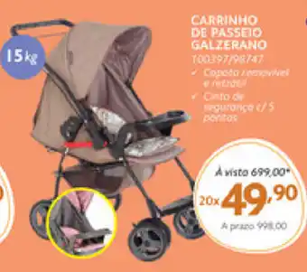 Carrinho de Passeio galzerano 15kg
