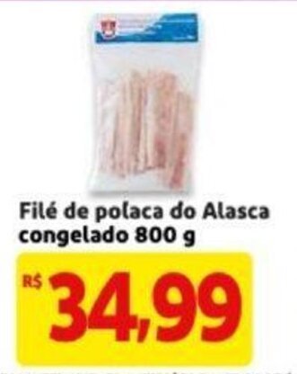 File de polaca do Alasca congelado 800g