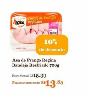 Mercadinhos São Luiz Asa de frango regina bandeja resfriado 10% de desconto oferta