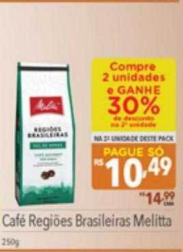 Supermercados Condor Café regiões brasileiras melitta oferta