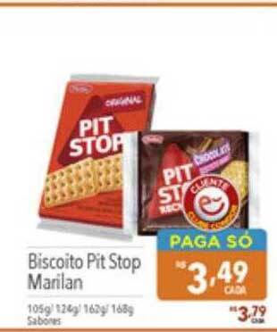 Supermercados Condor Biscoito pit stop marilan oferta