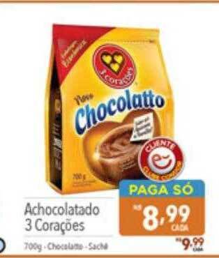Supermercados Condor Achocolatado 3 corações oferta