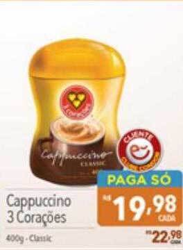 Supermercados Condor Cappuccino 3 corações oferta