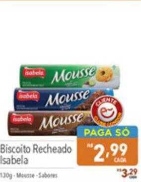 Supermercados Condor Biscoito recheado isabela oferta