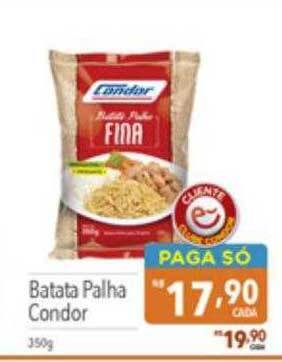 Supermercados Condor Batata palha condor oferta