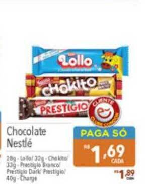 Supermercados Condor Chocolate nestlé oferta
