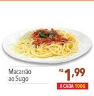 Supermercados Condor Macarrão ao sugo oferta