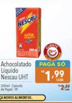 Supermercados Condor Achocolatado liquido nescau uht oferta