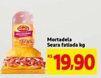 Extra Supermercado Mortadela Seara Fatiada 1kg oferta