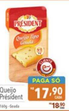 Supermercados Condor Queijo président oferta
