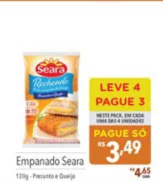Supermercados Condor Empanado seara leve 4 pague 3 oferta