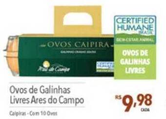 Supermercados Condor Ovos de galinhas livres ares do campo oferta