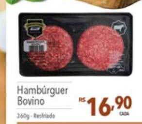 Supermercados Condor Hambúrguer bovino oferta