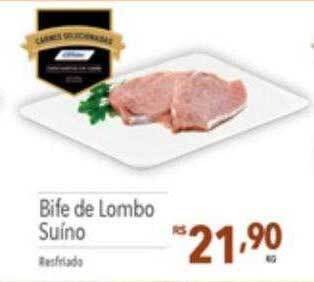 Supermercados Condor Bife de lombo suíno oferta