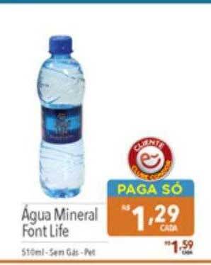 Supermercados Condor Água mineral font life oferta