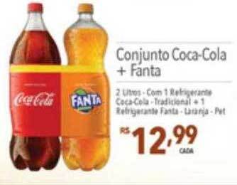 Supermercados Condor Conjunto coca-cola + fanta oferta