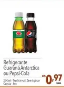 Supermercados Condor Refrigerante guaraná antarctica ou pepsi-cola oferta