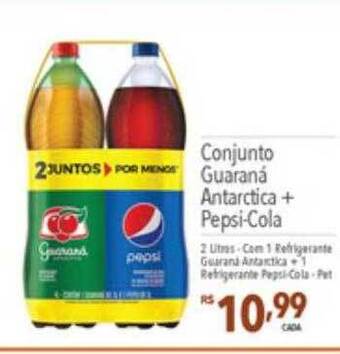 Supermercados Condor Conjunto guaraná antarctica + pepsi-cola oferta