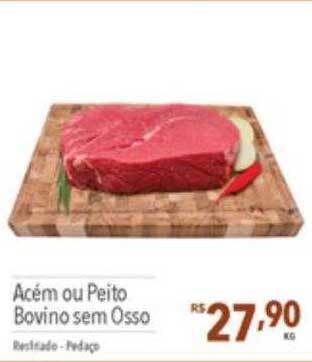 Supermercados Condor Acém ou peito bovino sem osso oferta