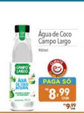 Supermercados Condor Água de coco campo largo oferta