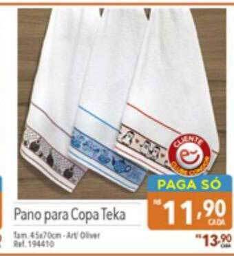 Pano para copa teka