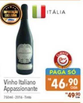 Supermercados Condor Vinho italiano appassionante oferta