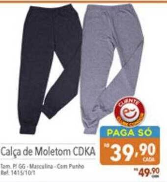 Calça de moletom cdka