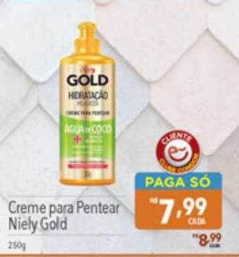 Supermercados Condor Creme para pentear niely gold oferta
