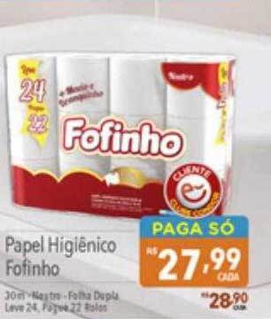 Papel higiênico fofinho