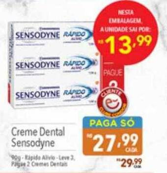 Supermercados Condor Creme dental sensodyne oferta
