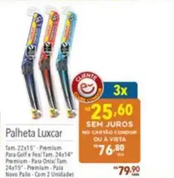 Palheta luxcar