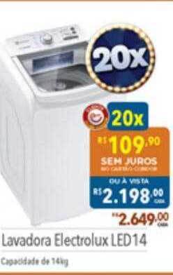Supermercados Condor Lavadora electrolux led14 oferta