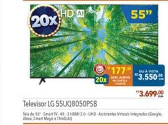 Supermercados Condor Televisor lg 55uq8050psb oferta