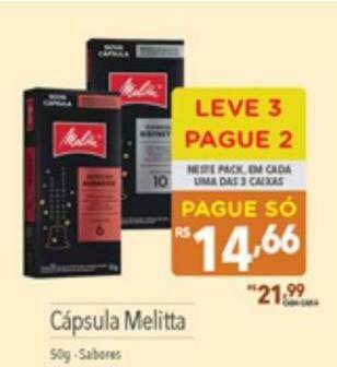 Supermercados Condor Cápsula melitta leve 3 pague 2 oferta