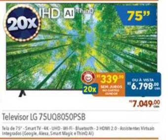 Televisor lg 75uq8050psb