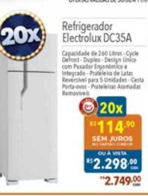 Supermercados Condor Refrigerador electrolux dc35a oferta