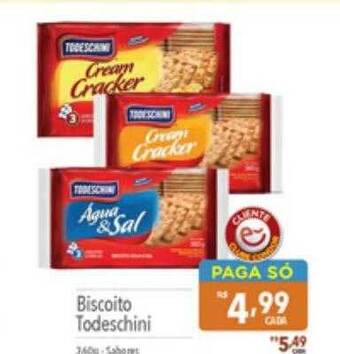 Supermercados Condor Biscoito todeschini oferta