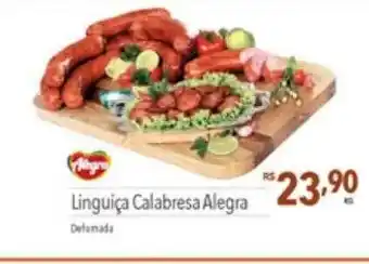 Linguiça calabresa alegra