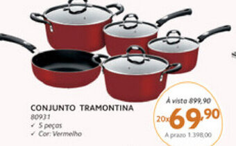 Benoit Conjunto Tramontina 5pecas oferta
