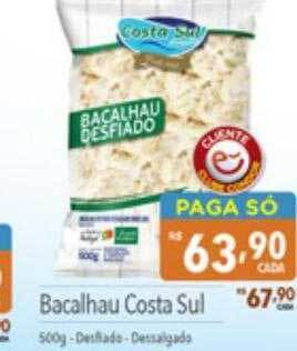 Supermercados Condor Bacalhau costa sul oferta