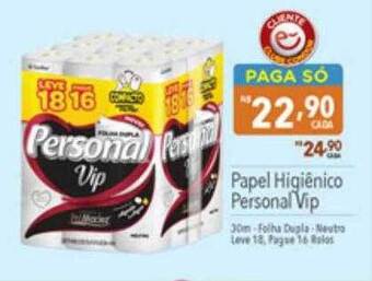 Supermercados Condor Papel higiênico personal vip oferta