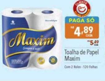 Supermercados Condor Toalha de papel maxim oferta
