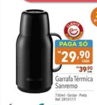 Supermercados Condor Garrafa térmica sanremo oferta