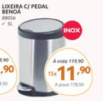 Lixeira c/ pedal Benoa