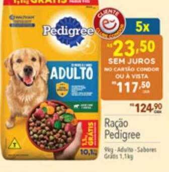 Supermercados Condor Ração pedigree oferta